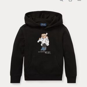 Polo by Ralph Lauren Ski Bear Cotton-Blend Hoodie.Size 5